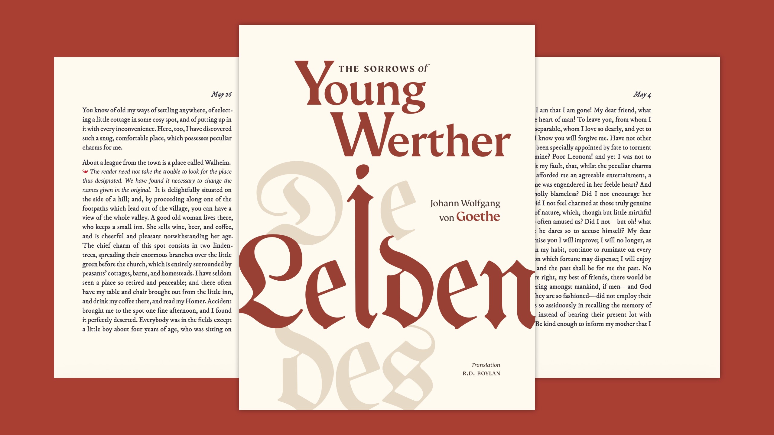The sorrows of young Werther